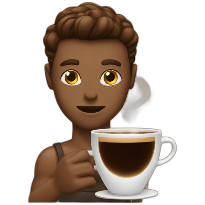 strong coffee emoji