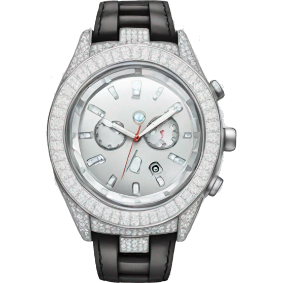 Diamond watch  emoji
