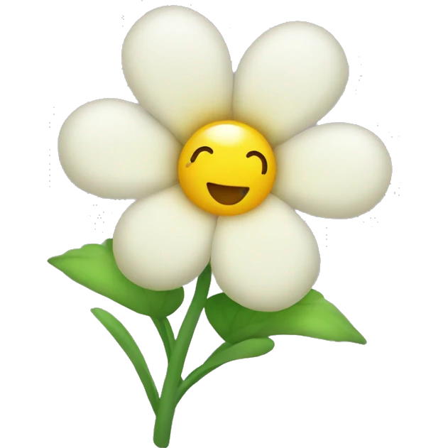 Cute flower emoji