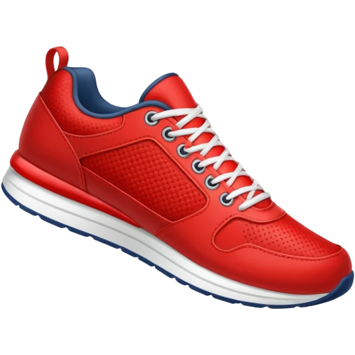 red sport shoe emoji
