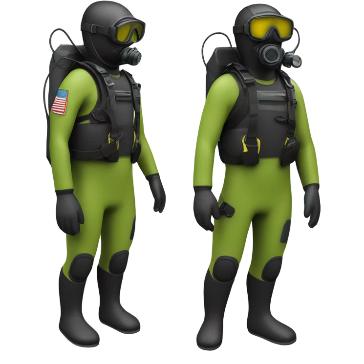 Military diver night vision emoji