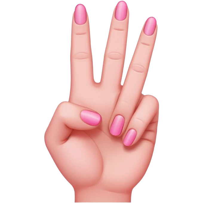 pink middle finger emoji