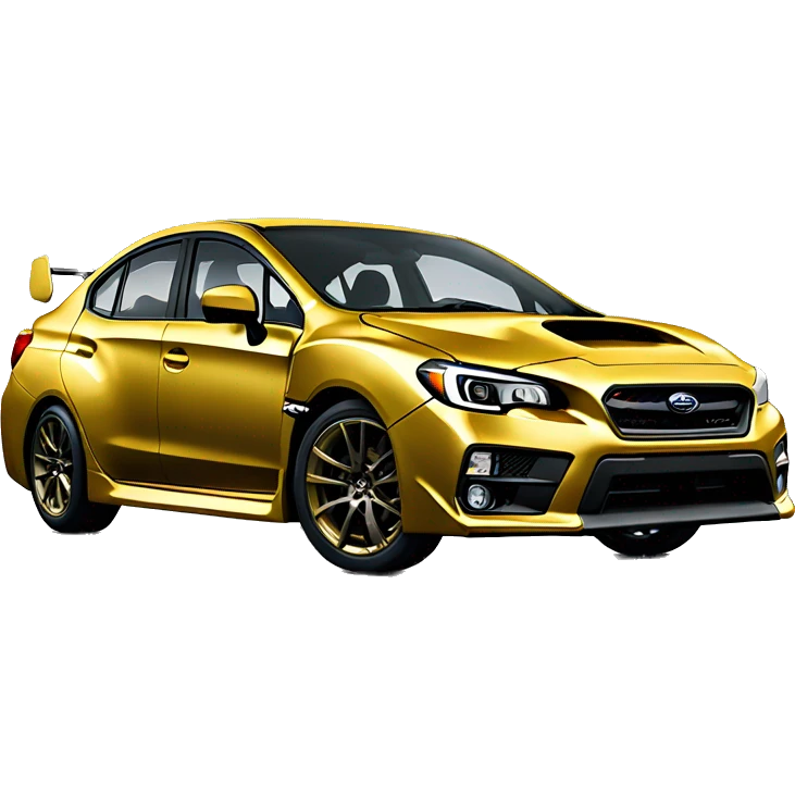 Gold Subaru WRX emoji
