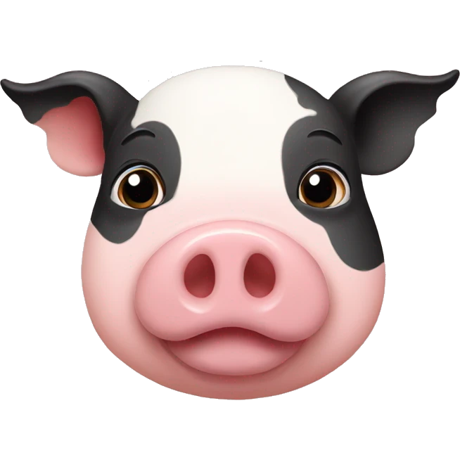 pig and cow  emoji