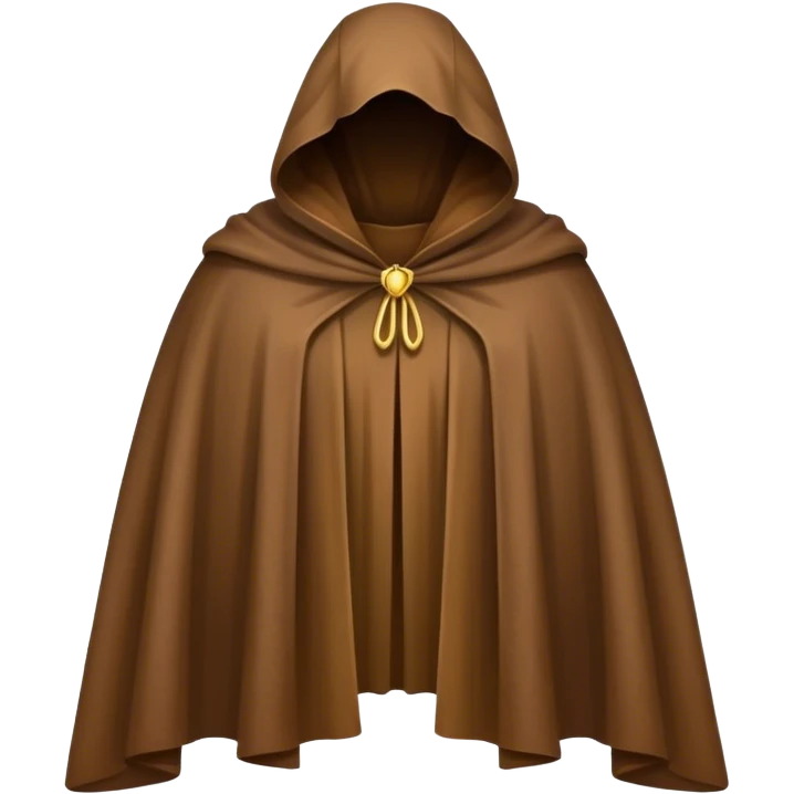 brown cloak emoji