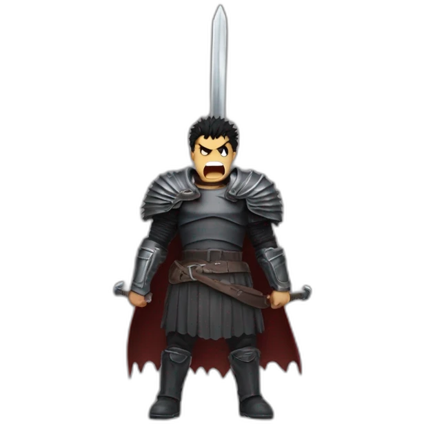 angry berserk guts with large sword emoji