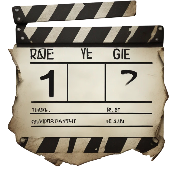 broken clapperboard emoji