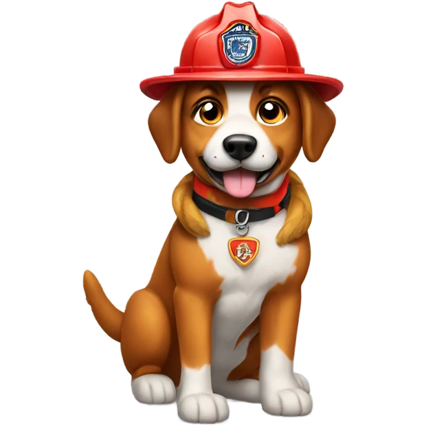 Fire dog emoji