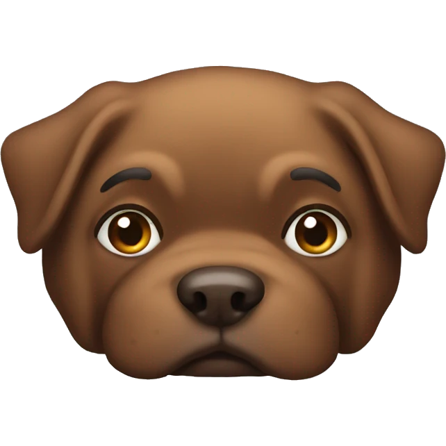 brown gog emoji