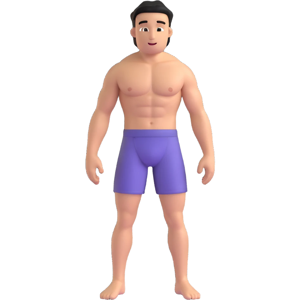 shirtless guy emoji