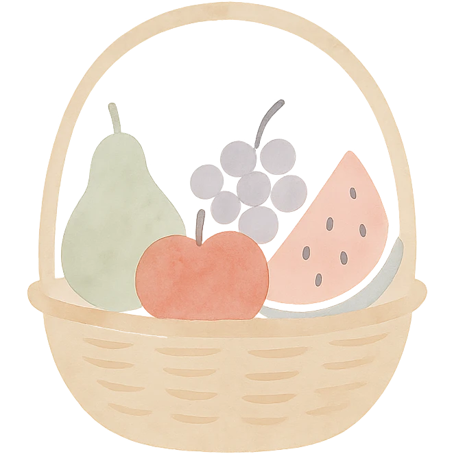 fruit basket emoji