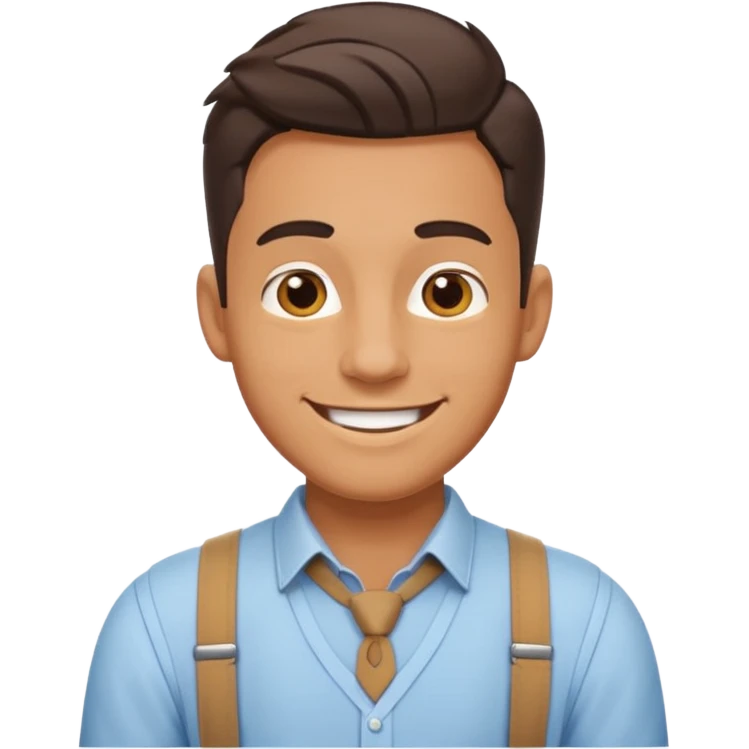 Suspenders males emoji