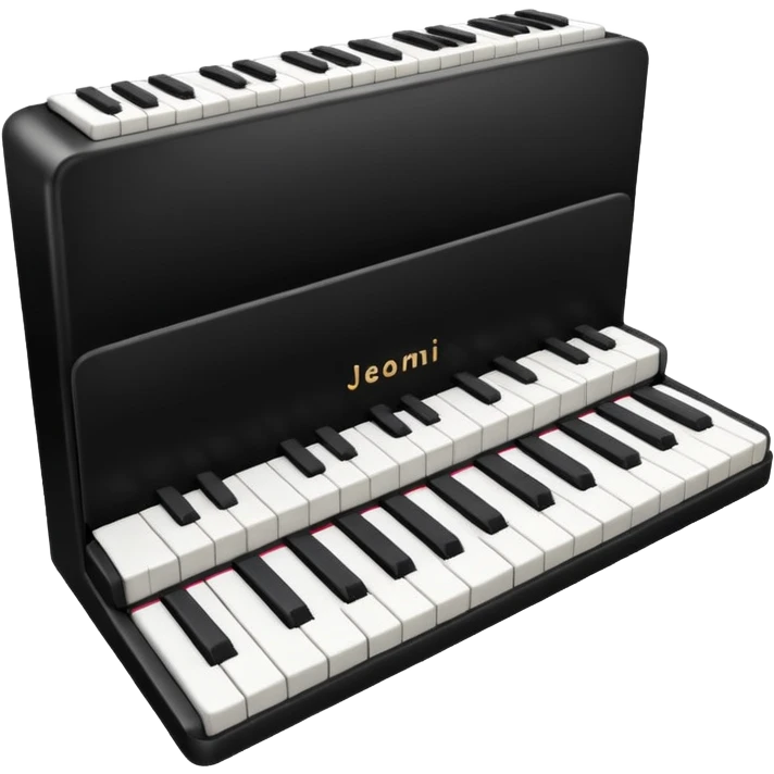  White and black key emoji