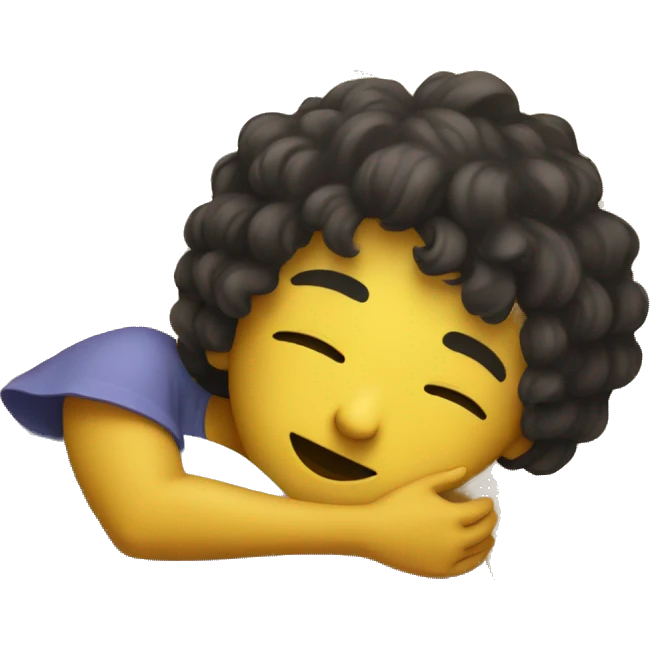 Hugging in bed yellow skin emoji