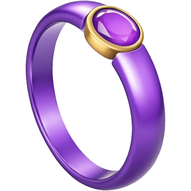 Purple ring emoji