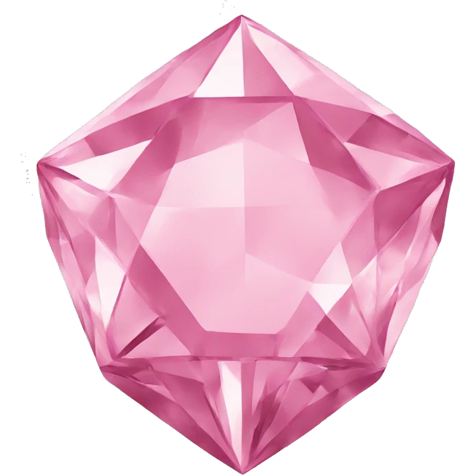 Pink diamond emoji