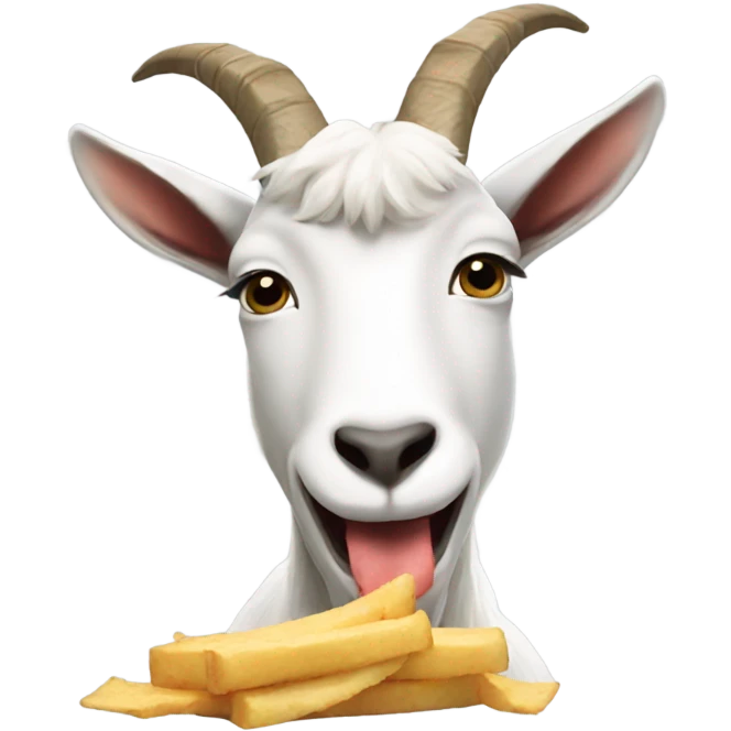 goat eating lunch emoji