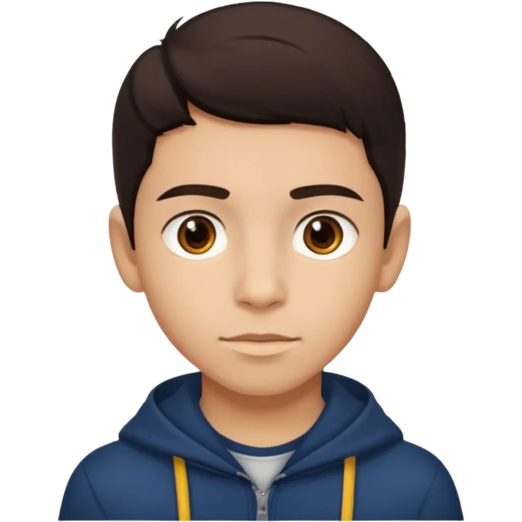 Erstelle mir eine Emoji von einem Jungen. Herkunft: Südamerika, Jung und Gutaussehend  emoji