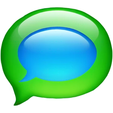 Iphone bubble chat emoji