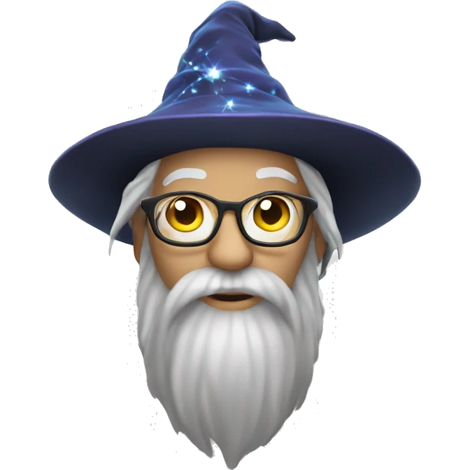 wizard coding genius with powerful magic emoji