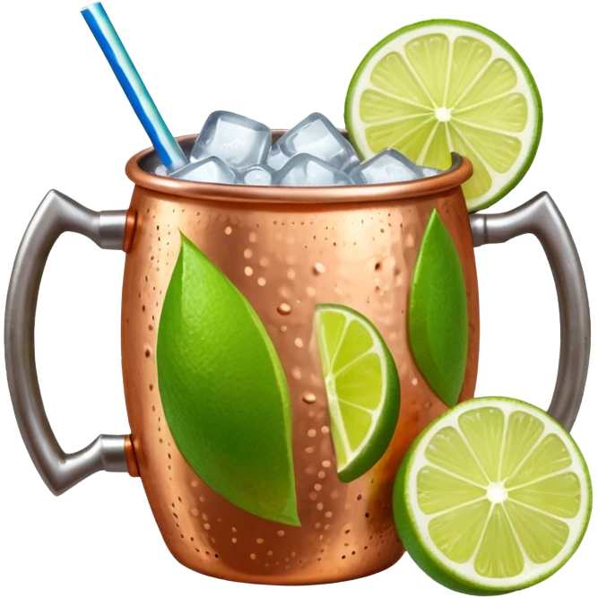Moscow mule cocktail emoji