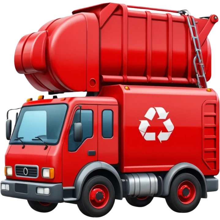 garbage truck italy emoji