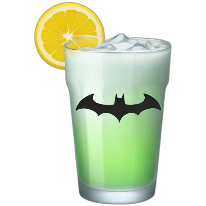 Batman drink emoji
