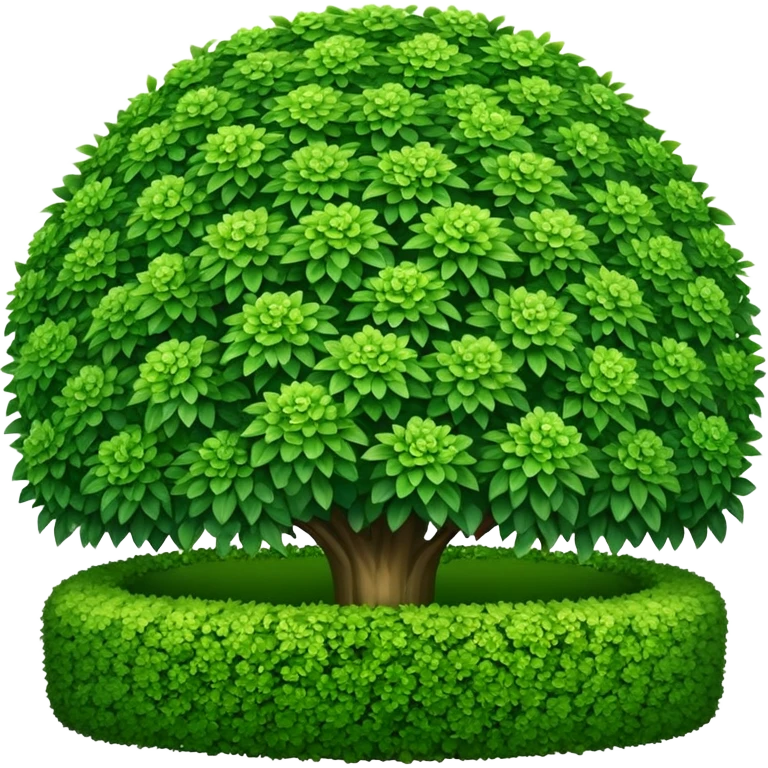 decorative garden bush emoji