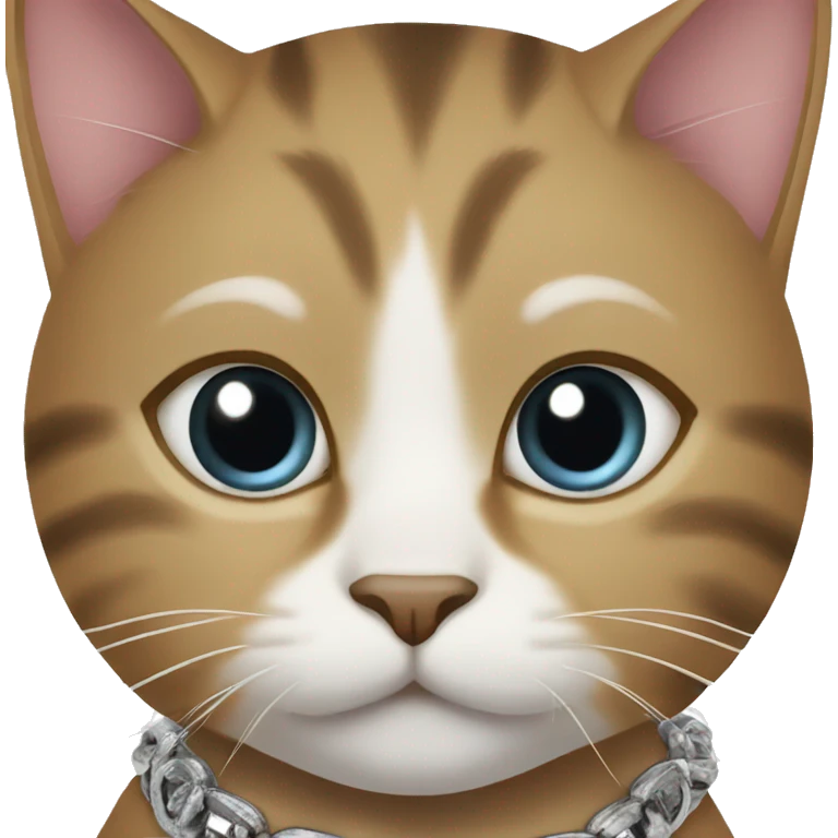 cat with bracelet emoji