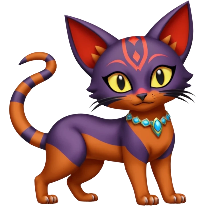 Noibat-Litten-Bastet-Fakémon-hybrid-creature (full body)  emoji