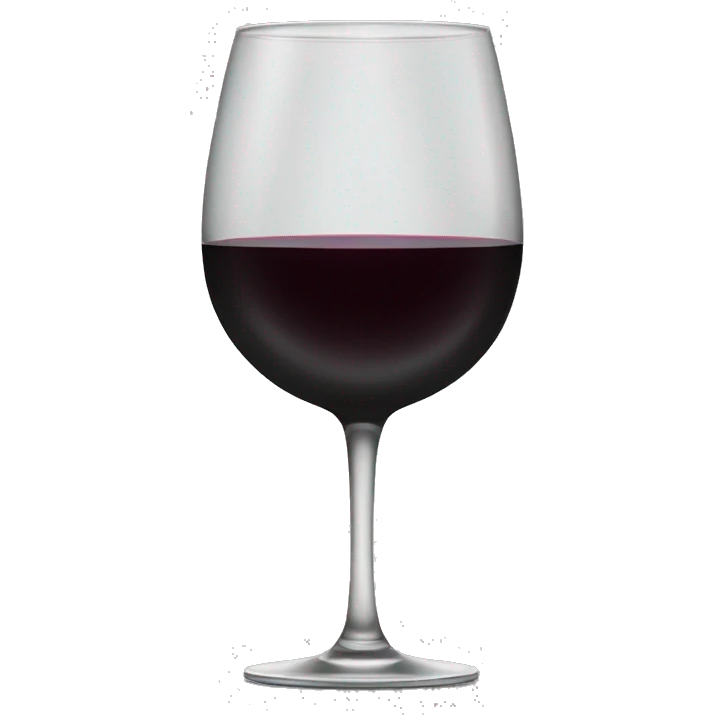 black wine glass emoji