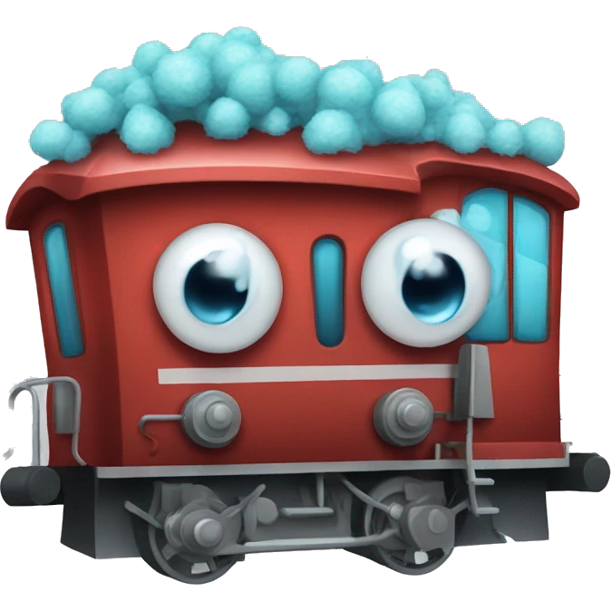 train flu virus illustration emoji