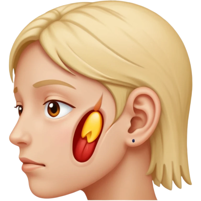 a person with ear pain emoji