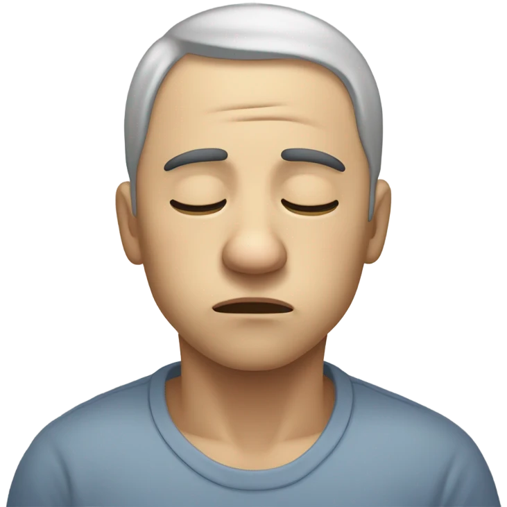exhausted emoji