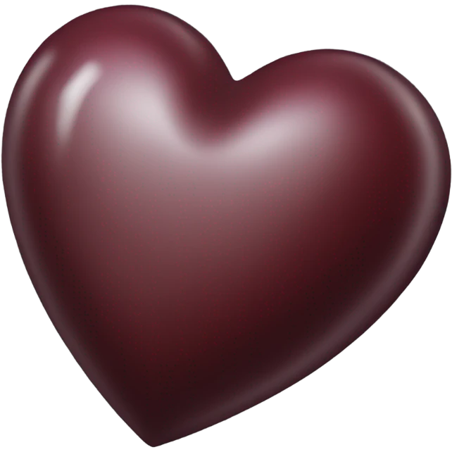 dark red heart emoji