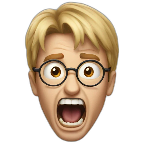 Harry potter screaming emoji