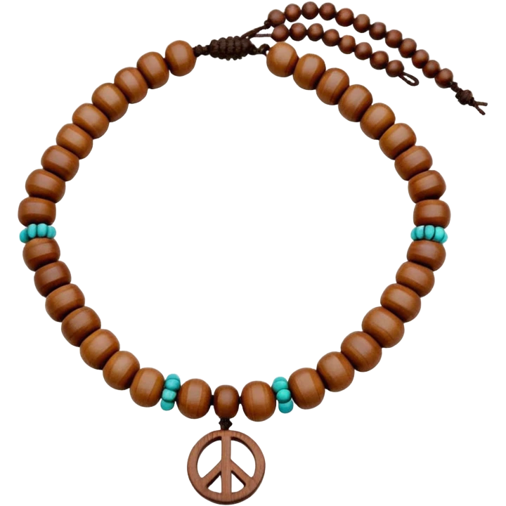 hippie necklace emoji