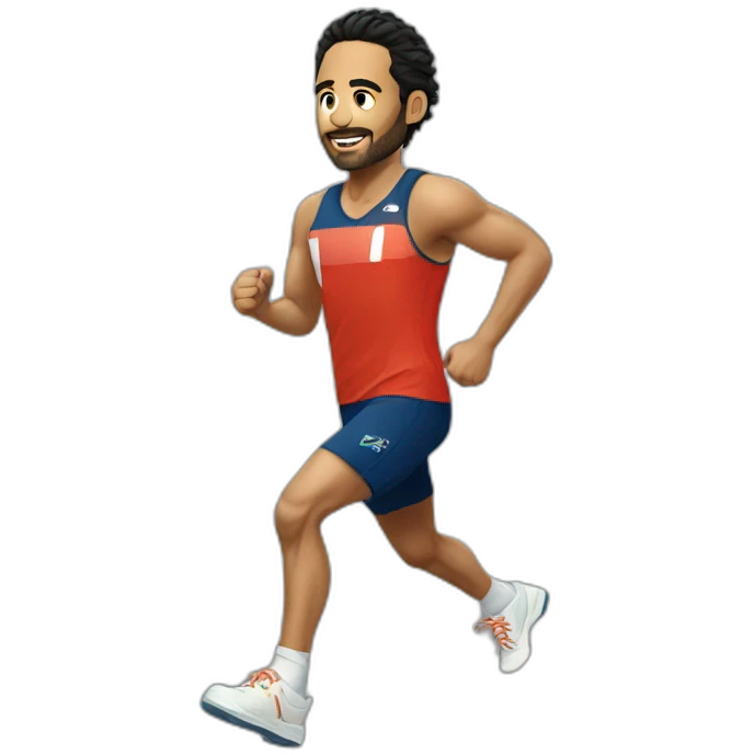 Mido plays Olympic walk  emoji