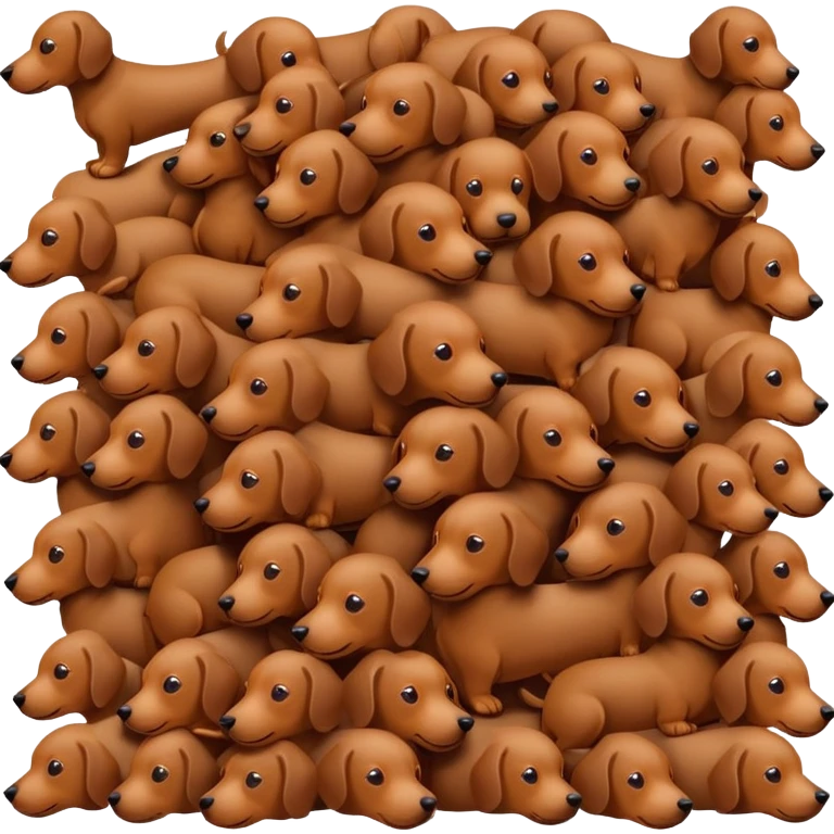 Dachshund poo emoji