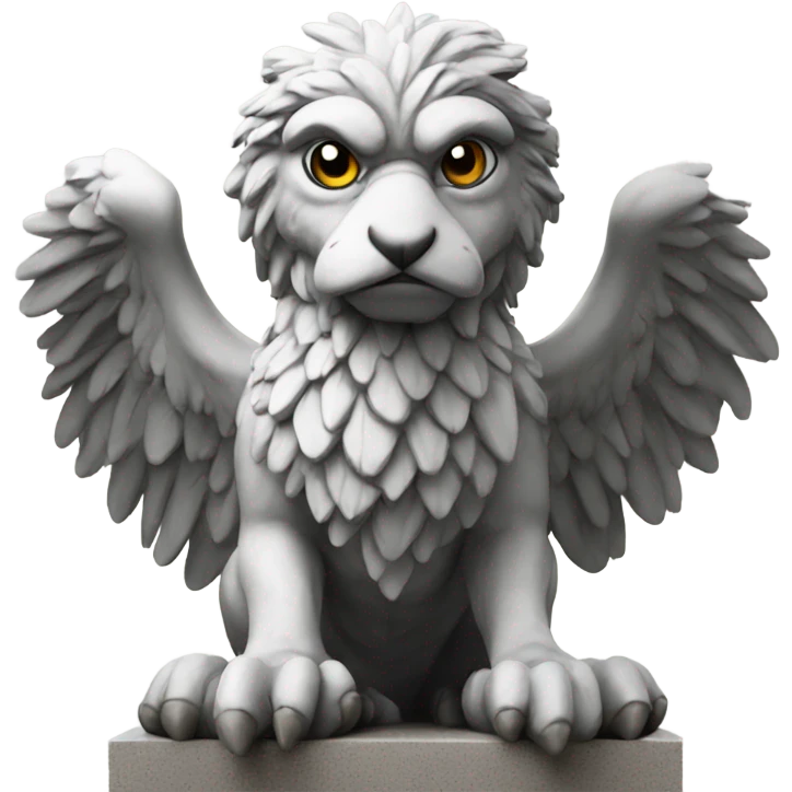 Griffin statues emoji