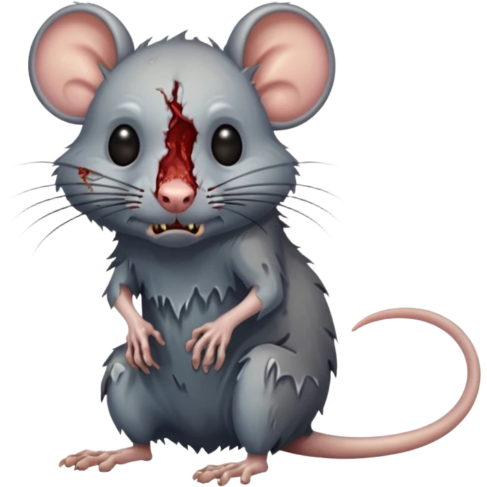 Zombie rat emoji