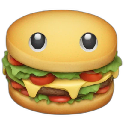 computer with food emoji