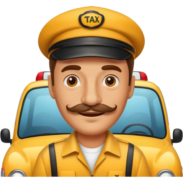 Taxi driver emoji