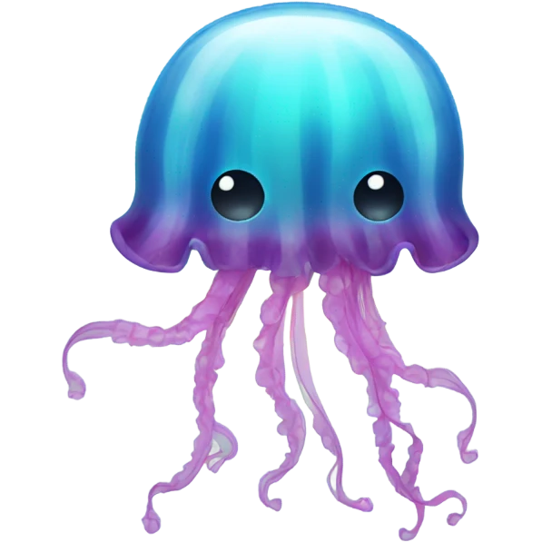 Jellyfish with bow emoji