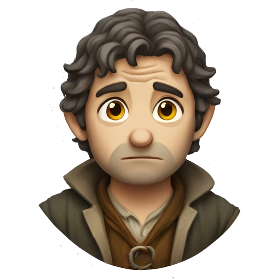 sad hobbit emoji