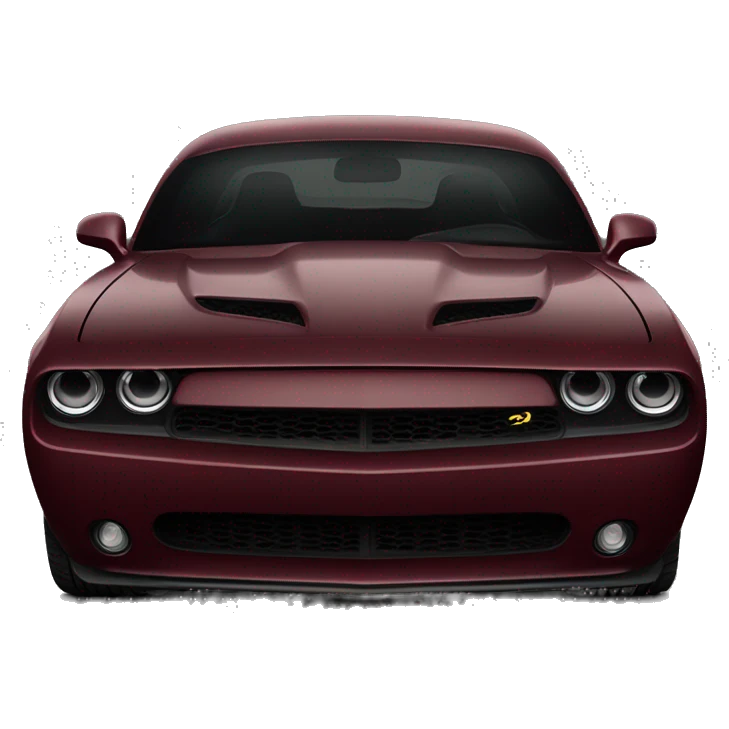 very dark red with black undertone hellcat car emoji