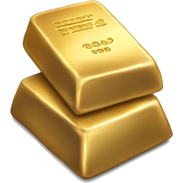 Gold bar emoji