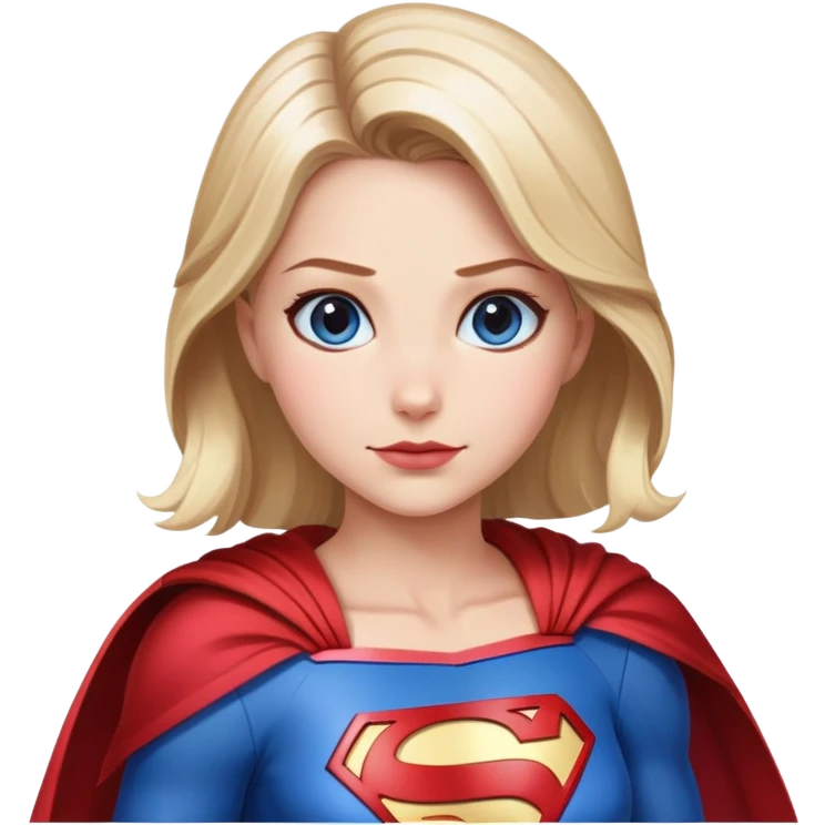 Supergirl from DC comics emoji