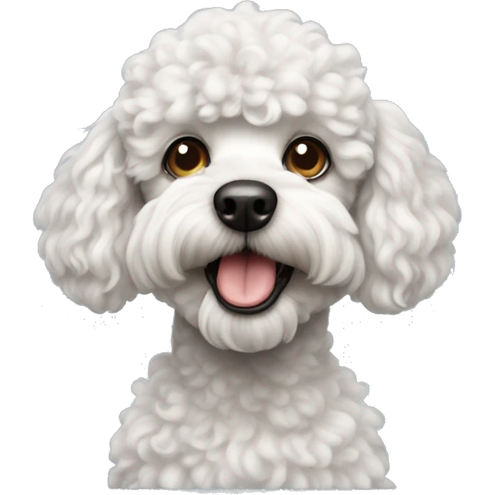 Dog poodle  emoji