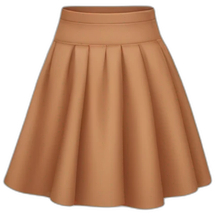 small skirt lifted by strong wind emoji